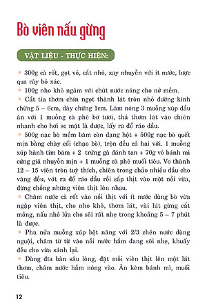 Sách Nấu Ăn Ngon - Các Món Nấu