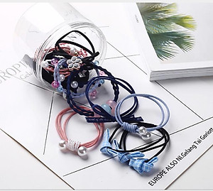 Set 11 dây buộc tóc cao cấp xuất Nhật HD05