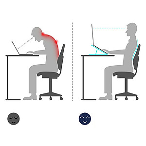 Giá đỡ Aluminum Wiwu S400 cho Macbook laptop 13 inch đên 15.5 inch giúp tản nhiệt thiết kế nhôm nguyên khối - Hàng nhập khẩu