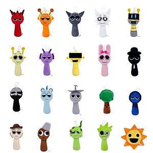 Gấu bông SPRUNKI incredibox 25cm ship HOẢ TỐC HCM đồ chơi thú nhồi bông sprunki wenda oren horror đang HOT đẹp