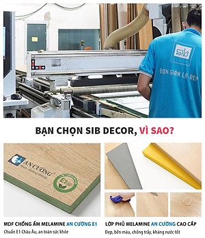 Kệ Gỗ Trang Trí Treo Tường Sáng Tạo Thương Hiệu SIB Decor KT506