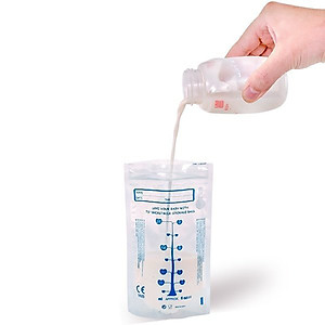Túi Trữ Sữa Unimom 210ml (Hộp 20 - 10 Túi) Compact BPA Free - Hàng Hàn Quốc, Tiệt Trùng, 3 Khóa Zip Chắc Chắn, 2 Lớp Dày, Túi Đựng Sữa Mẹ, Tui Tru Sua 210ml
