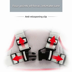 Đai đi xe máy cho bé phản quang, thoáng khí sử dụng khóa 2 cấp bền chắc, chống bụi bẩn