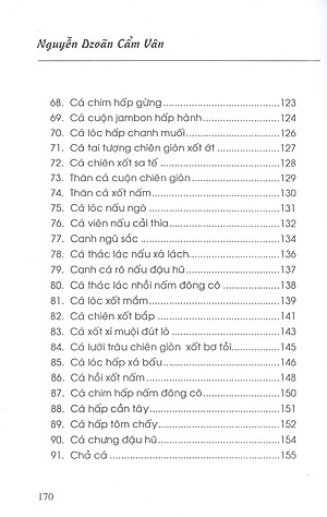 Sách Những Món Ăn Chế Biến Từ Cá (Tái Bản)