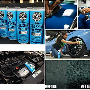 PHỤC HỒI TẠO ĐỘ MỚI CHO CAO SU, NỈ, NHỰA, TAPLO CHEMICAL GUYS SILK SHINE SPRAYABLE DRESSING (16OZ)