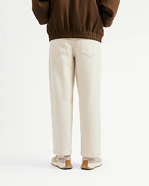 Quần jean nam màu Be Form Straight cropped - ROUTINE 10S25DPA018