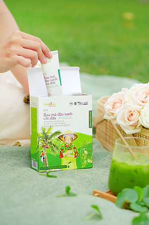 Bột Rau Má Đậu Xanh Cốt Dừa Dalahouse 200g, Thức Uống Mát Lành, Thanh Nhiệt Cơ Thể, Tốt Cho Người Tiểu Đường 