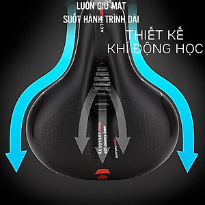 Yên xe đạp địa hình thế hệ mới dododios chống sốc tuyệt đối, êm ái với đệm mút cực đỉnh, thoát khí vượt trội