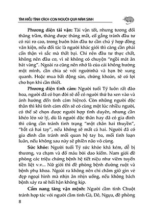 Sách Tìm Hiểu Tính Cách Con Người Qua Năm Sinh Tuổi Tý