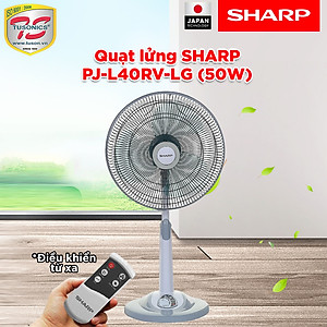 Quạt Lửng Sharp Có Điều Khiển PJ-L40RV-LG - Hàng Chính Hãng