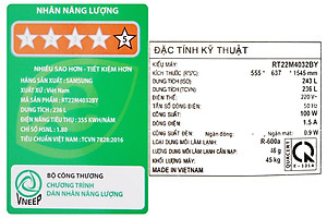Tủ Lạnh Inverter Samsung RT22M4032BY/SV (236L) - Hàng Chính Hãng - Chỉ Giao tại HCM