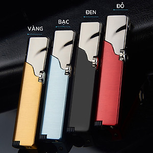 Vỏ Hột Quẹt Bật Lửa khò 1 tia F102 đẹp độc lạ - dùng gas cao cấp ( giao màu ngẫu nhiên )