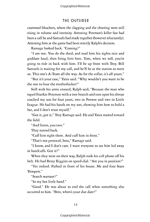 Sách Stephen King: The Outsider (Hardcover)