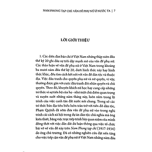 Tủ Sách Phụ Nữ Tùng Thư - Giới Và Phát Triển - Nam Phong Tạp Chí - Vấn Đề Phụ Nữ Ở Nước Ta