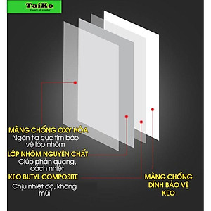 (Dài 5m, Rộng 20cm) Băng Keo, Keo Dán Chống Thấm, Chống Dột Taiko Nhật Bản Băng Keo Chống Thấm Dột,Vá Chám Vết Nứt Trần Sàn Nhà Taikomi Japan Băng keo chống thấm TAIKO Nhật Bản chắc chắn, chống thấm dột, dán tường, dán mái tôn, máng xối, lô gia