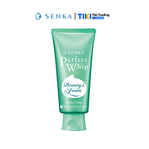 Sữa rửa mặt hỗ trợ trị mụn Senka Perfect Whip Acne Care 100g