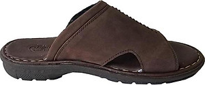 Dép Nam BIGGBEN May Đế  Da Bò Thật DN40
