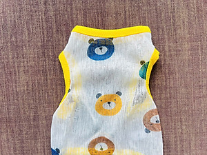 ÁO THUN BA LỖ THÔNG HƠI SIÊU CUTE TỪ 1-7KG DÀNH CHO THÚ CƯNG CHÓ MÈO