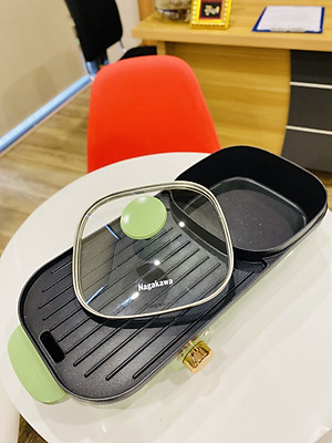 Bếp lẩu nướng điện đa năng Nagakawa NAG3104 (1500W) - Hàng chính hãng