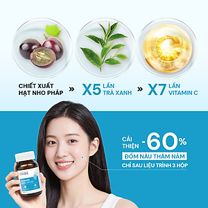 Viên Uống Đẹp Da Chống Nám Ngăn Ngừa Lão Hóa Oribe (Hộp 30 viên)