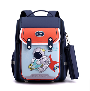 Balo học sinh cấp 1 và 2 siêu nhẹ chống gù chống nước cao cấp phong cách nhật bản