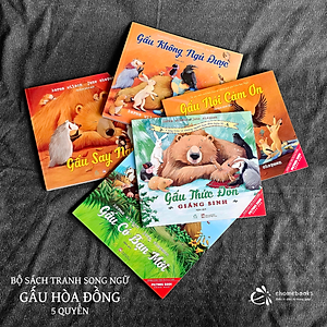 Bộ Sách Tranh Song Ngữ Gấu Hòa Đồng