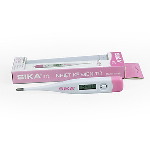 Nhiệt kế điện tử SIKA tặng kèm 10 khẩu trang y tế 4 lớp Khánh Thy