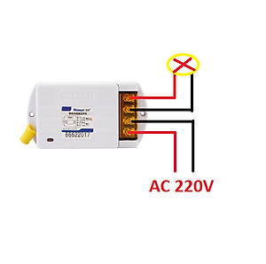 Công tắc điều khiển từ xa Honest HT-6220KGD công suất lớn 220v 40A 1000m dùng cho máy bơm ,moto điện..