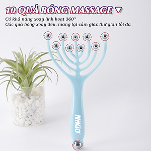 Cây massage đầu bạch tuộc Nikio NK-01C - Giúp Máu Lưu Thông Tốt | OKbuy