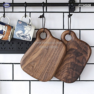 Thớt gỗ óc chó nhập khẩu Mỹ - bày pizza dùng trang trí/ chụp hình (đủ kích cỡ và kiểu dáng)