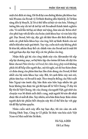 Phân Tâm Học Và Freud Bức Chân Dung Ghép Mảnh - Franz Alexander tuyển chọn, Việt Chung dịch