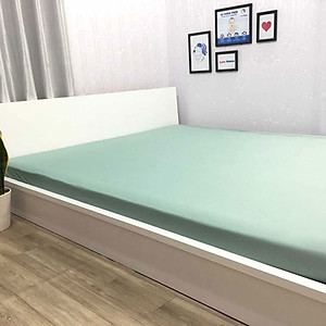 Ga chống thấm họa tiết xanh Mint LoveMama 1 màu chính hãng loại 1