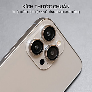 Bộ miếng dán kính cường lực bảo vệ Camera cho iPhone 16 / 16 Plus / 16 Pro / 16 Pro Max hiệu HOTCASE Kuzoom Lens mang lại khả năng chụp hình sắc nét full HD (độ cứng 9H, tặng kèm khung tự dán) - Hàng nhập khẩu