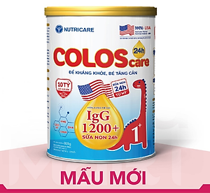 Sữa bột ColosCare 1+ 800g - Sữa non tăng cường miễn dịch của NutriCare