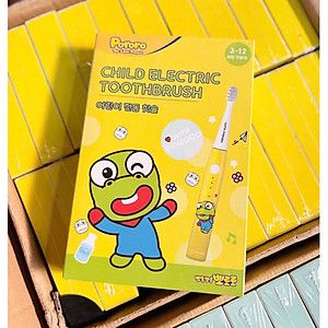 Bàn chải điện sóng âm cho bé Pororo Kids Hàn Quốc loại bỏ mảng bám trên răng hiệu quả