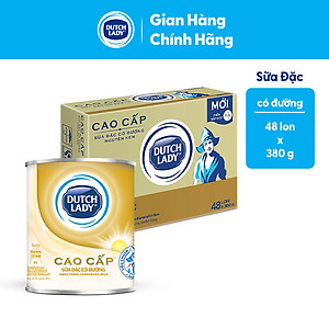 Thùng 48 hộp Sữa đặc có đường Dutch Lady cao cấp (48 hộp x 380g)
