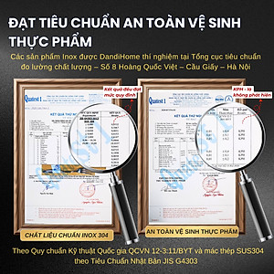 Bộ 6 nĩa inox 304 DandiHome 2020 cao cấp, sang trọng, tinh tế