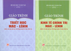 Combo Giáo Giáo Trình Triết Học Mác – Lênin + Giáo Trình Kinh Tế Chính Trị Mác – Lênin (Dành Cho Bậc Đại Học Hệ Không Chuyên Lý Luận Chính Trị) - Bộ mới năm 2021