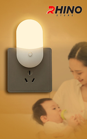 Đèn ngủ 2 màu Rhino L802, nhẹ nhàng tiết kiệm điện - Hàng chính hãng