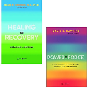 Sách - Combo 2 Cuốn: Healing And Recovery - Chữa Lành Phục Hồi + Power Vs Force - Trường Năng Lượng (TH) (Tặng Bookmark)
