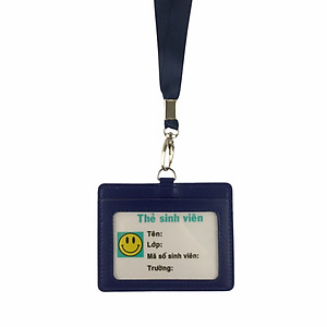 Dây đeo thẻ lụa 1.5cm đầu móc xoay (100)