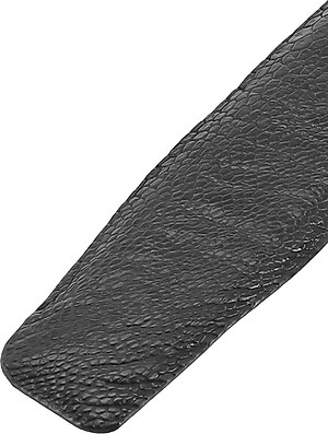 Thắt Lưng Nam Da Đà Điểu Bản Lớn Trơn Đầu Kim Huy Hoàng HT4429 - Đen