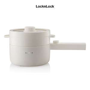 Nồi điện đa năng Locknlock Electric multi pot EJP436IVY 220V, 50Hz, 600W, 1.5L- Màu ngà - Hàng chính hãng