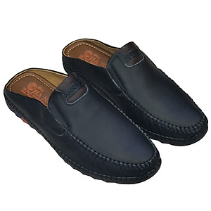 Dép Bít Mũi Nam HA NAM Da Bò Thật Cao Cấp GSB2075