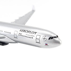 Mô hình máy bay Aeroflot Airlines Airbus A330 16cm MBMHS16