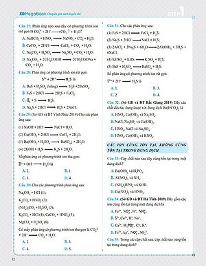 Sách 3 STEP - Tiết Lộ Bí Quyết 3 Bước Đạt Điểm 8+ Hóa Học
