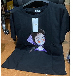 Áo thun nam nữ form rộng, Áo phông tay lỡ, chất liệu thun Thái co giãn, áo unisex hình Cô Gái dưới 65kg, NeSa Shop