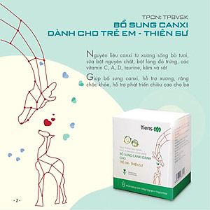 Canxi dành cho trẻ em - Thiên Sư
