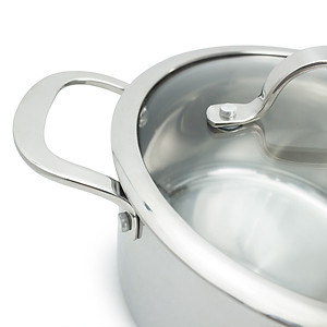 Nồi Inox 3 lớp đúc liền khối Kalpen Kazler 20cm dung tích 3.7L hàng Đức - Hàng chính hãng