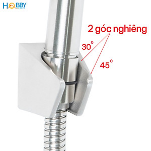 Bộ tay sen tắm hỗ trợ tăng áp inox 304 Hobby home decor BST2 dây tùy chọn